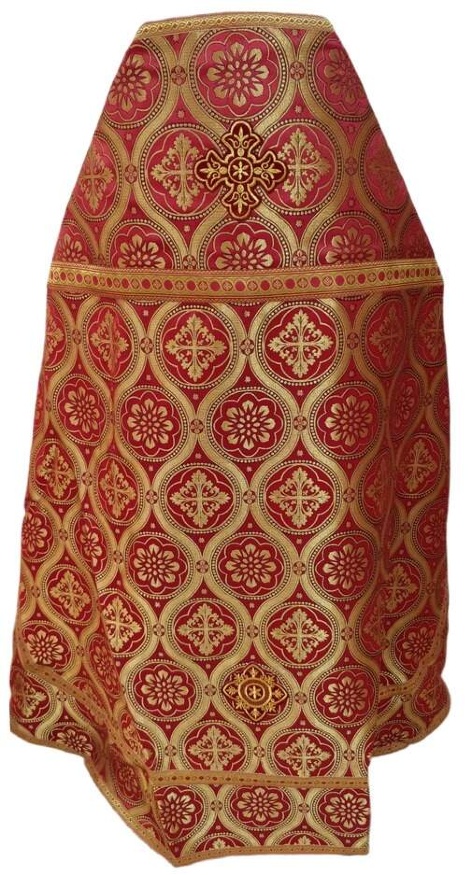 Vesminte preoțești din brocart "Crucea Pascală" cu galon aplicat