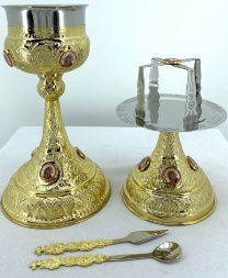 Potir – cupă cu accesorii 1 l 35,5×21 cm