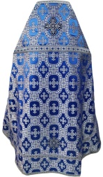 Veșmânt preoțesc din brocart „Crucea Împărătească” cu galon aplicat