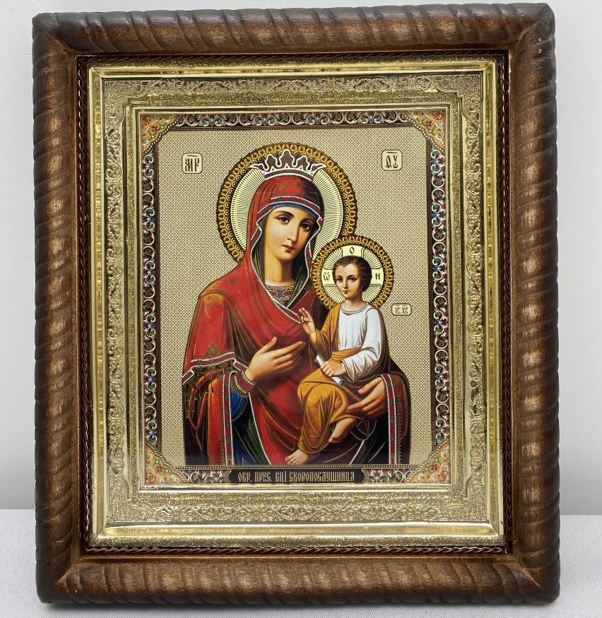 Icoana Maicii Domnului „Ascultătoarea Grabnică” 22,5x25,5cm