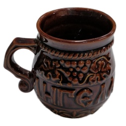 Ceașcă „Îngerul la masă” (maro deschis)