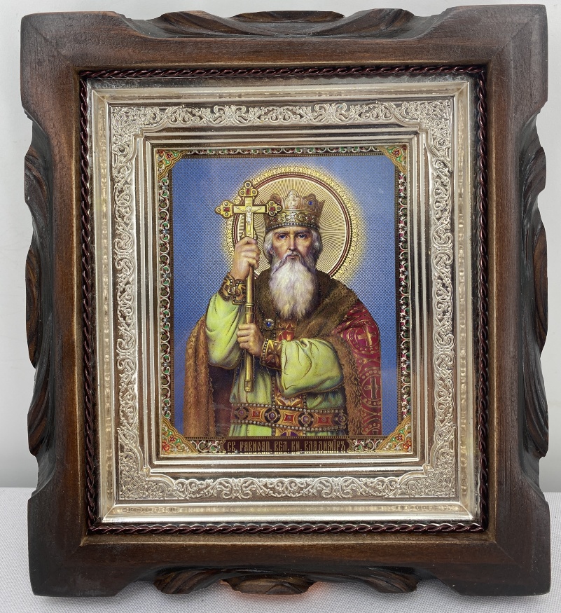 Icoana Sfântului întocmai cu apostolii marele cneaz Vladimir cel Mare 19х17