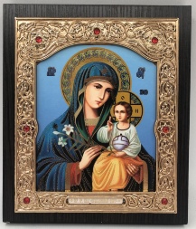 Icoana Maicii Domnului „Floarea Neveștejită” 15x18