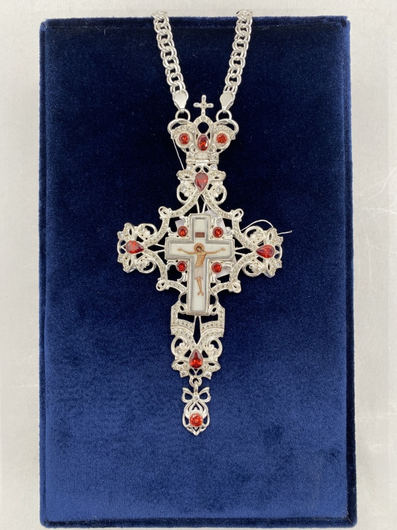 Cruce pectorală 16x8cm, argint