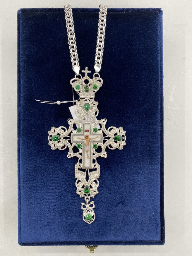 Cruce pectorală 16x8cm, argint