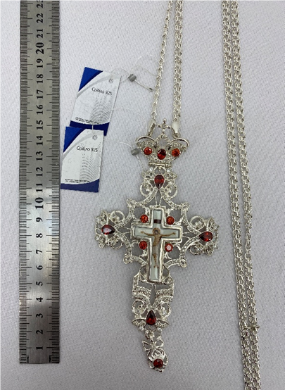 Cruce pectorală 16x8cm, argint