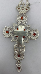 Cruce pectorală 16x8cm, argint