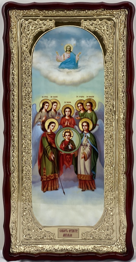 Icoană Soborul Arhanghelului Mihail 121×61