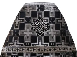 Veșmânt preoțesc din brocard „Crucea Patriarhală” cu galon aplicat