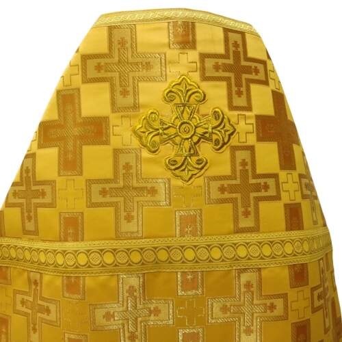 Veșmânt preoțesc din brocard „Crucea Patriarhală” cu galon aplicat