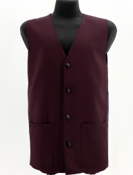 Vestă cu broderie, material tiar