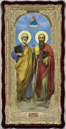Icoană Sfinții Apostoli Petru și Pavel 121×61