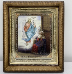 Icoană Buna Vestire a Preasfintei Născătoare de Dumnezeu 22,5×25,5 cm