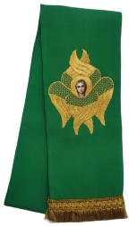 Semn de carte „Heruvim” verde