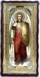 Icoană Sfântului Arhanghel Mihail 121×61