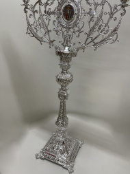 Candelabru cu șapte brațe pentru altar, turnat, aluminiu 194×93 cm No. 11 – 2