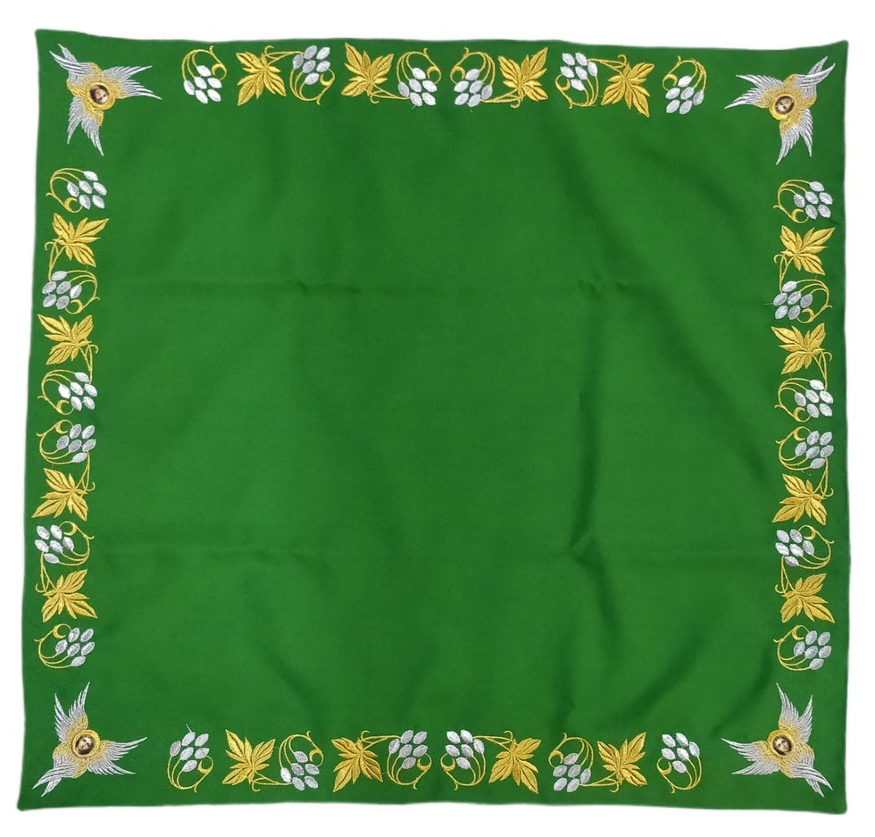 Iliton brodat, broderie "viță de vie cu heruvimi" 70x80cm