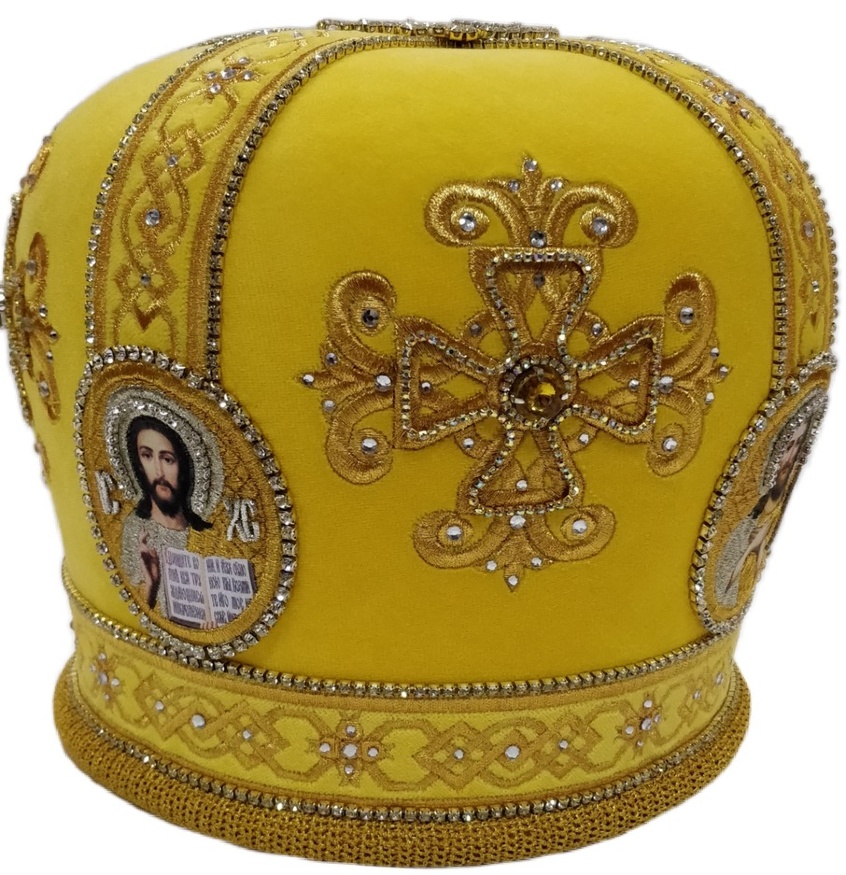 Mitra „Cruce” galbenă