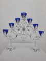 Candelabru cu șapte brațe pentru altar No. 9 - 2, 67×55 cm (email, aluminiu)