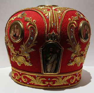 Mitra „Coroană cu Evangheliști”