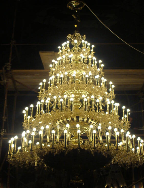 Panaqhidă cu 5 niveluri, 216 lumânări (No. 63)