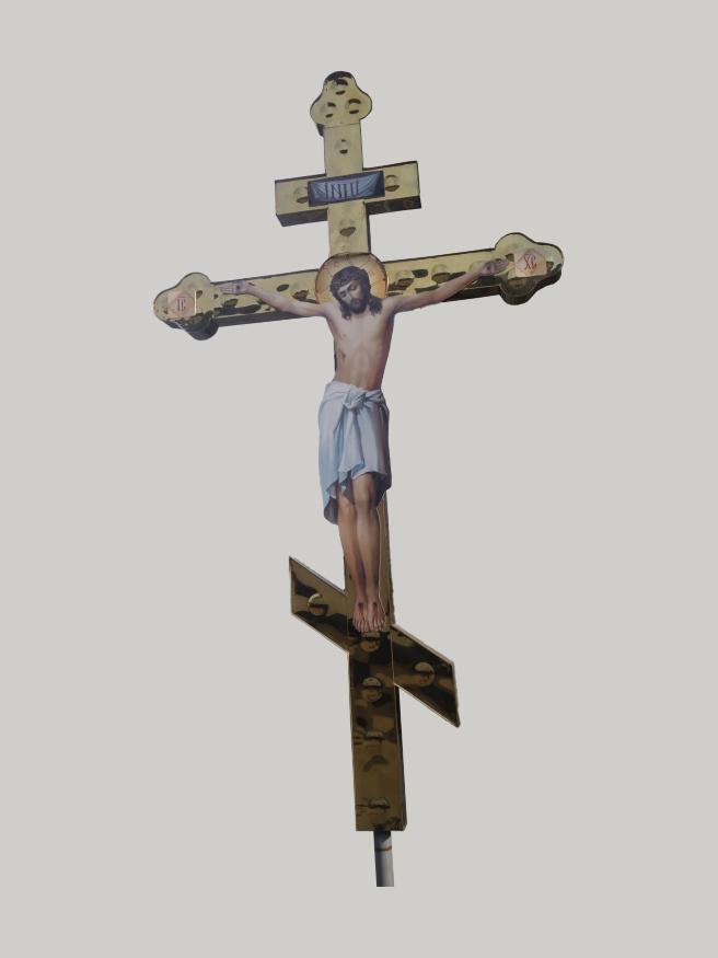 Cruce de închinare (sculptată) Înălțime 300cm