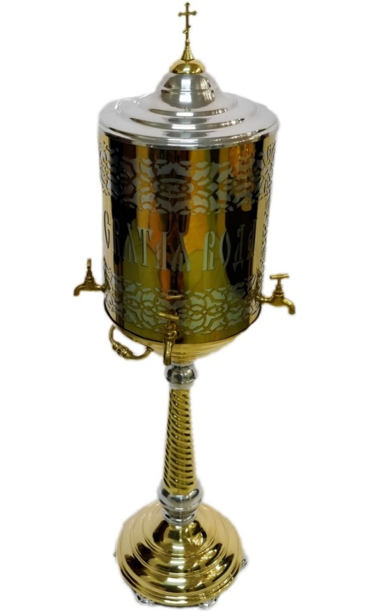 Cisternă pentru agheasmă, inox, picior 50 l