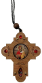 Pandantiv "Cruce cu pietricele" 7х5