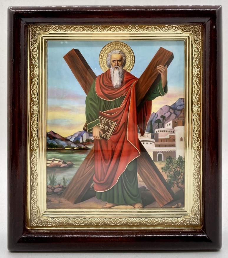 Icoana Sfântului Ierarh Andrei Cel Întâi Chemat 23x20