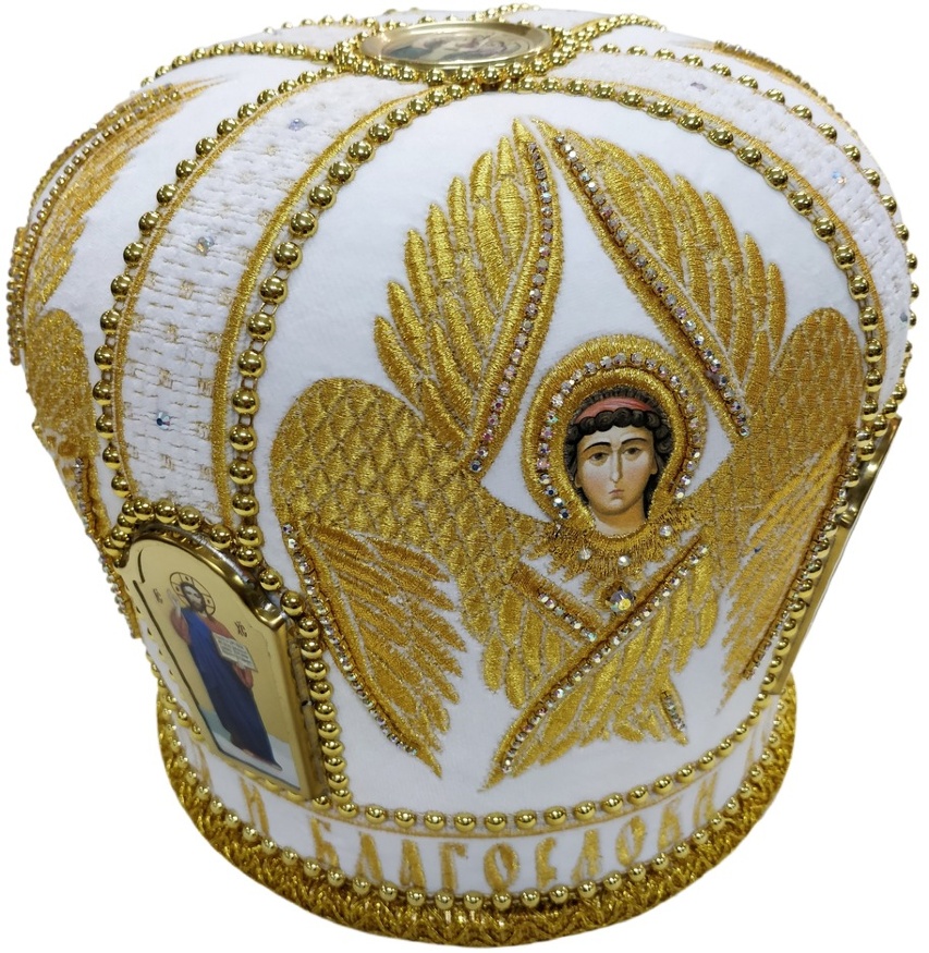 Mitră „Heruvim” albă
