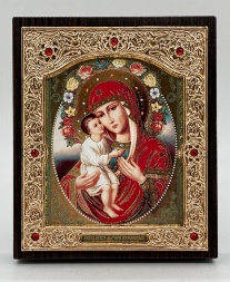 Icoana Maicii Domnului „Zhirovitskaia” 11×13
