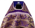 Vesminte preoțești combinate din brocart „Crucea Athonită”, cu epitrahil brodat, broderie „Cerc”