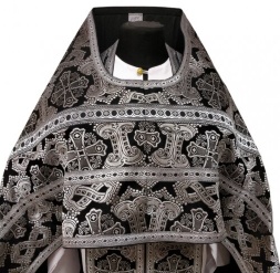 Veșminte preoțești din brocart „Crucea grecească” cu galon aplicat