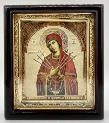 Icoana Maicii Domnului „Șapte Săgeți” 23х20