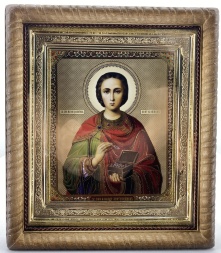 Icoană Sfântului Mucenic Pantelimon 22,5x25,5