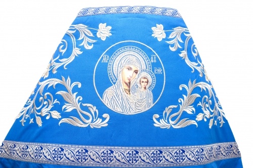 Vesminte preoțești brodate pe gabardină, broderie „Trandafir” cu galon aplicat