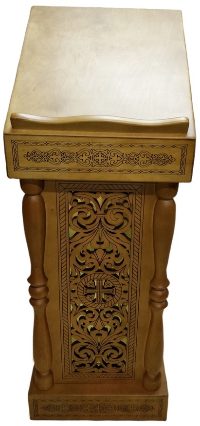 Analoi lateral, 43×43 cm, (Înălțime 117,5-92,5 cm)