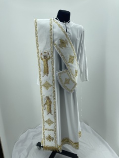 Orar cu manșete, broderie „Cruce”