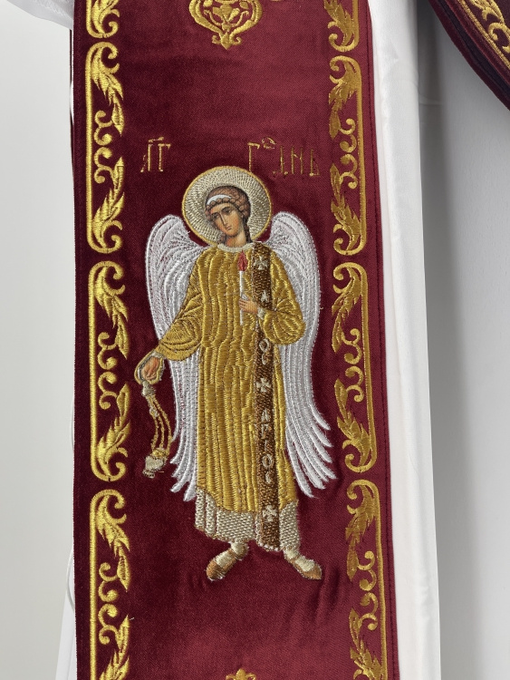 Orar cu manșete, broderie „Cruce”