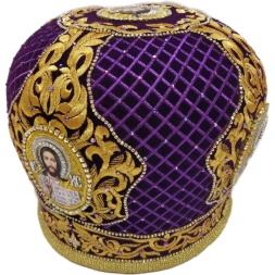 Mitra „Plasă” violet