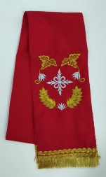 Semn de carte „Spic” roșu