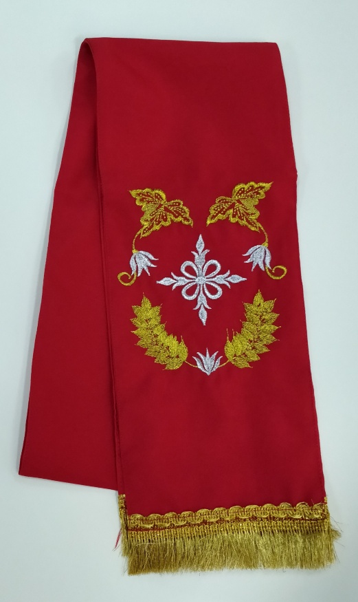 Semn de carte „Spic” roșu