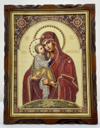 Icoana Maicii Domnului „Pociaevskaia” 36x46