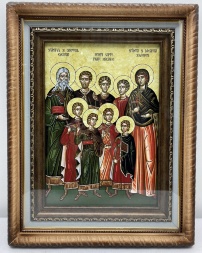 Icoana Sfinților Mucenici Macabei 42х32cm