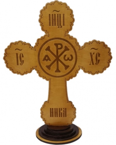 Cruci ornamentale, din lemn, icoane bulat, răstignire metalic