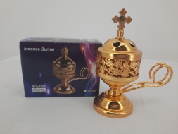 Cădelniță metalică „Strugure” (auriu)