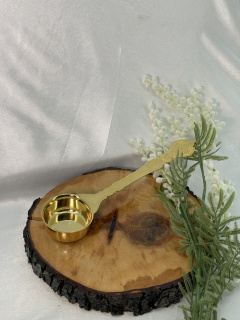 Polonic pentru căldură, aurit, 18,5×7,5cm, înălțime 3cm