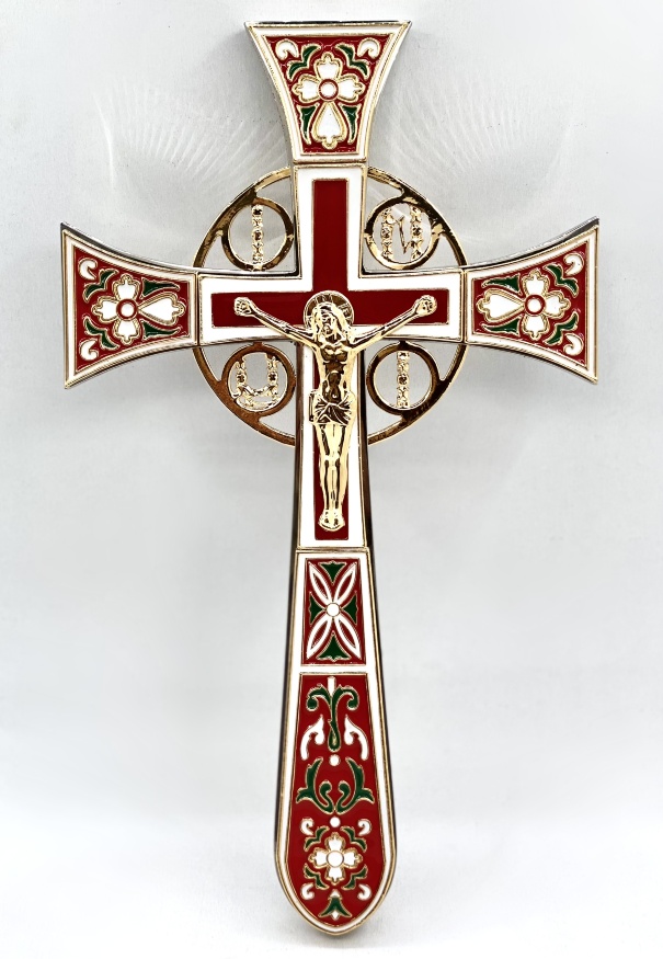 Cruce de altar, email, dimensiune 32×18,5