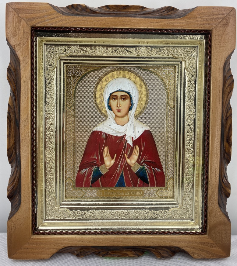 Icoană a Sfintei Dreptcredincioase Angelina 19x17