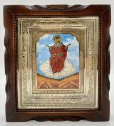 Icoana Maicii Domnului „Ocrotitoarea pâinii” 19x17